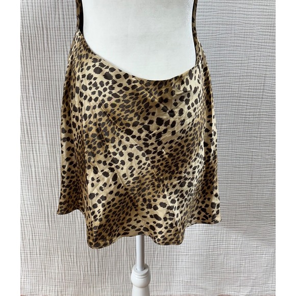 VTG Y2K Victoria's Secret Leopard Print Slip Dress Nightie Lingerie Sz Large - Picture 5 of 13